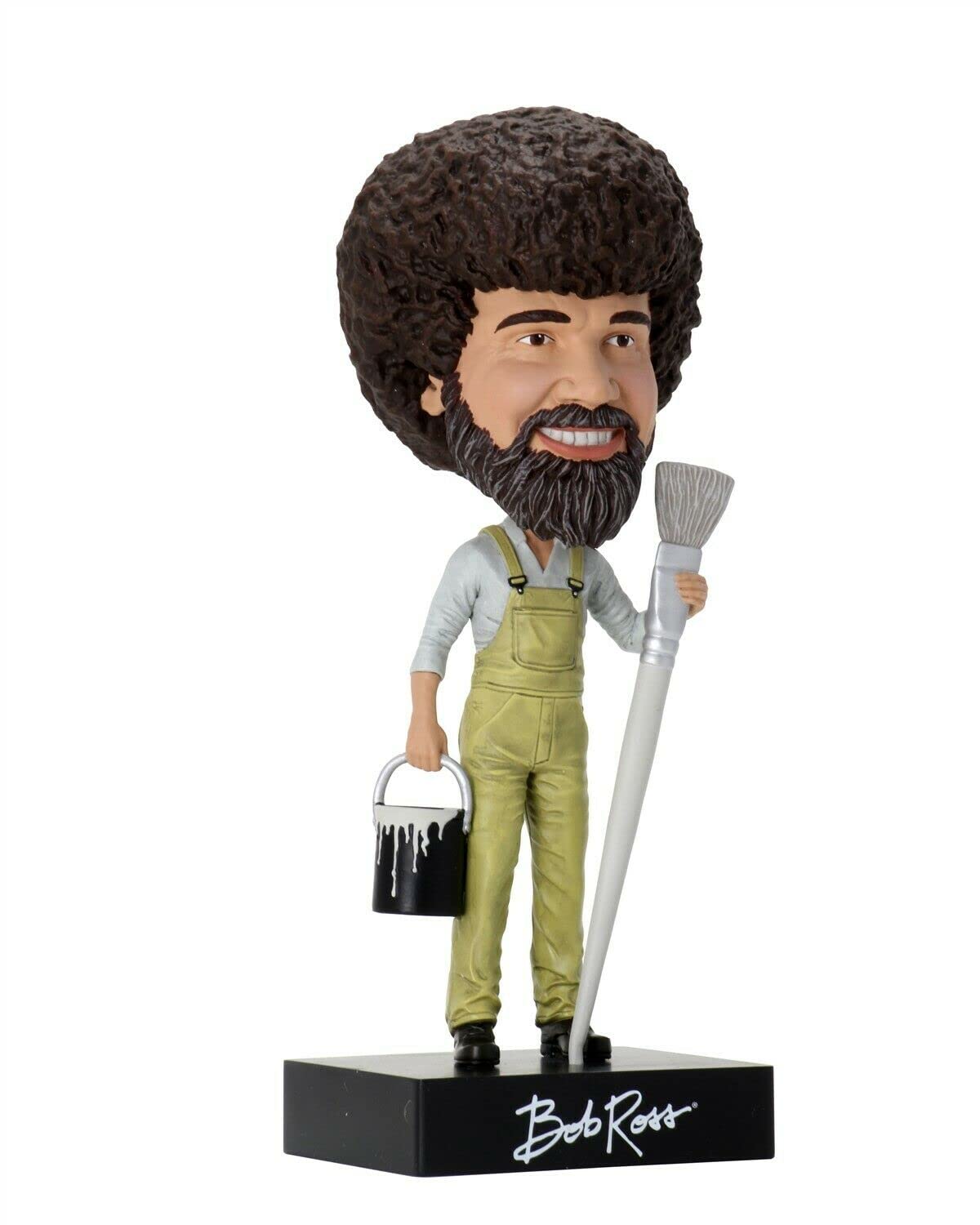 NECA The Joy of Painting 7 Bob Ross Head Knocker Bobblehead