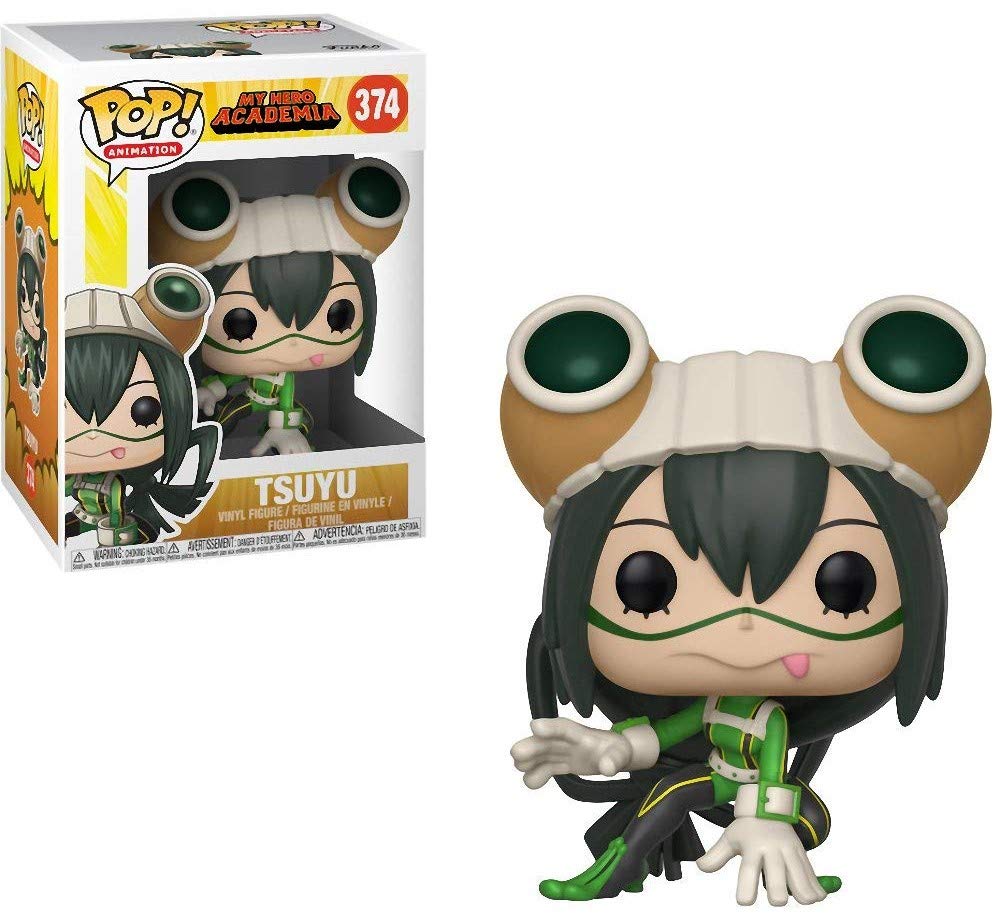 Funko My Hero Academia - Tsuyu Pop! Vinyl Figure (Bundled With Compatible Pop Box Protector Case)