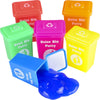 Artcreativity Fart Bin Putty, Set Of 6, Assorted Vibrant Colors, Birthday Party Favors, Goodie Bag Stuffers, Noise Slime, Piñata Filler, Funny Prank Toy, For Boys And Girls