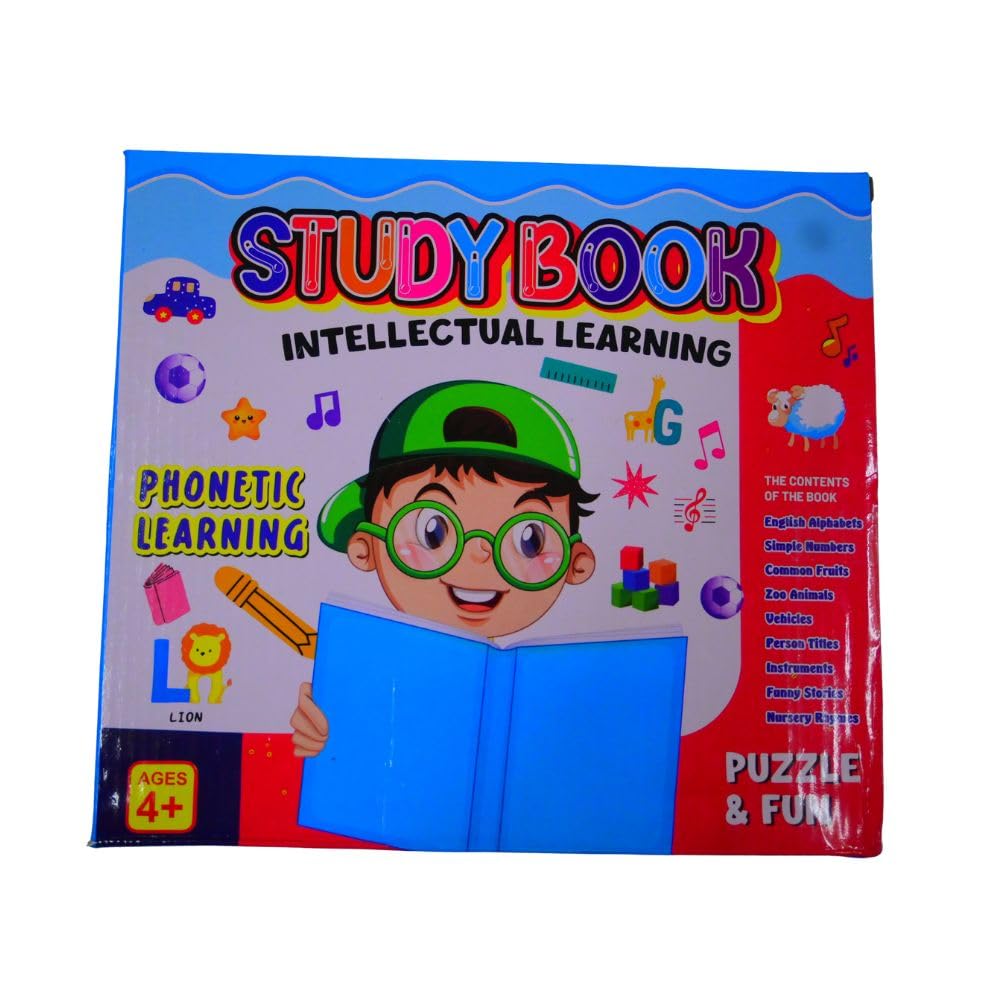 Electronic Educational Musical Phonetic Learning Interactive ChildrenS Abc Letters, Words, Numbers, Shapes, Sound Colorful Talk