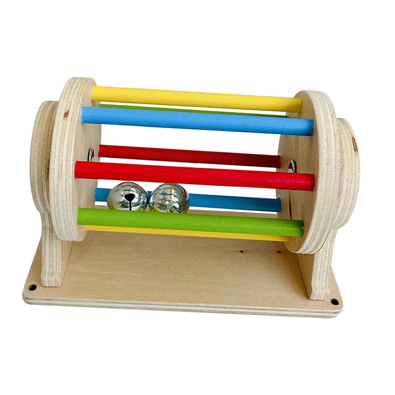EcomistiqKids Rolling Drum Lightweight Easy Grip Sensory Toy For Nursery Car Birthday Bell|Baby|Toys For Baby|Developmental Baby