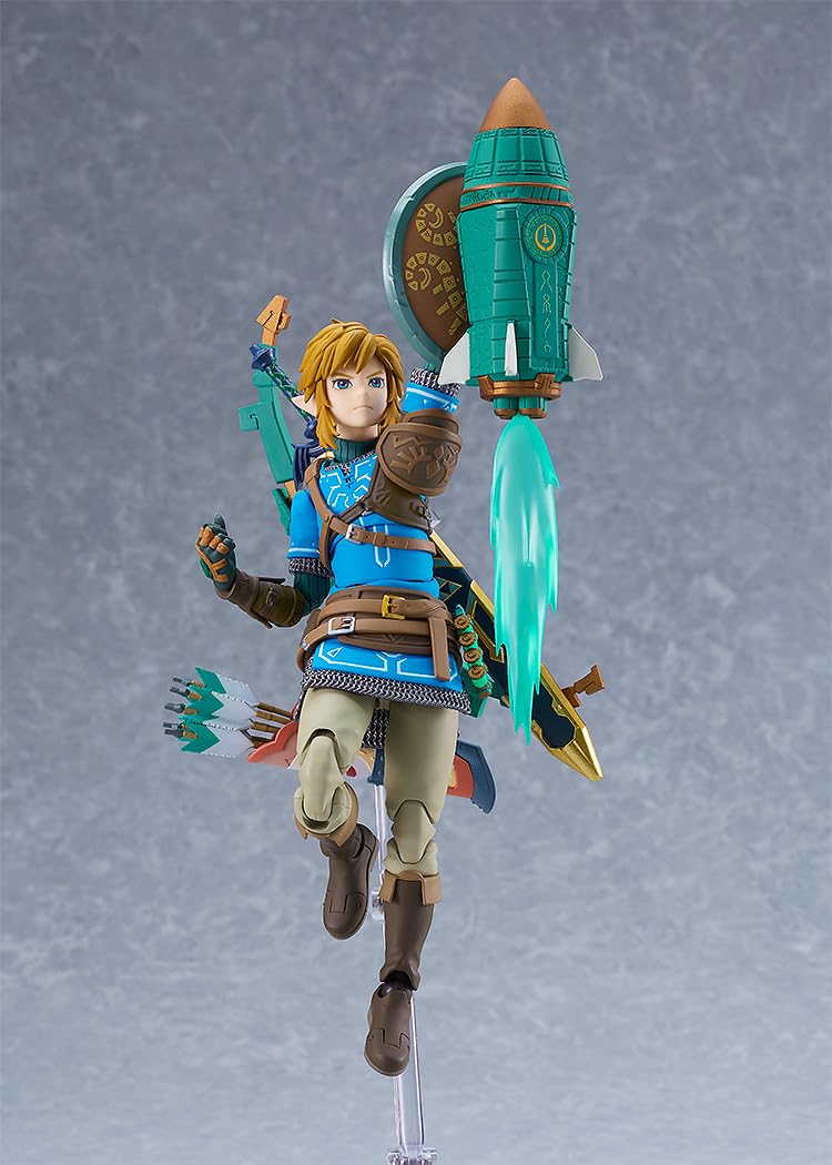 Good Smile Company Figma Action Figure - The Legend of Zelda: Tears of The Kingdom Link, 5.9" Multicolor, Model G19069, Plastic