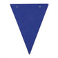 Zooyoo 20 Feet Blue Glitter Pennant Banner, Paper Triangle Flags Bunting For Baby Birthday Party, Wedding Decor, Baby Shower, 30