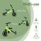 besrey Toddler Bike 5 in 1 Tricycle for Kids 10 Months to 4 Years, Large, Green, Carbon Steel, Model BR-C7271