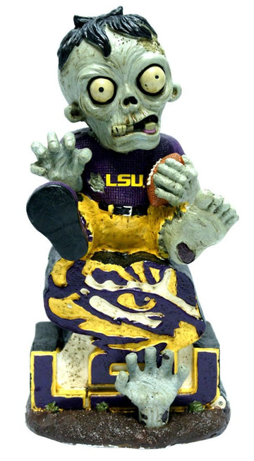 Foco Lsu Sitting On Logo Zombie With Football