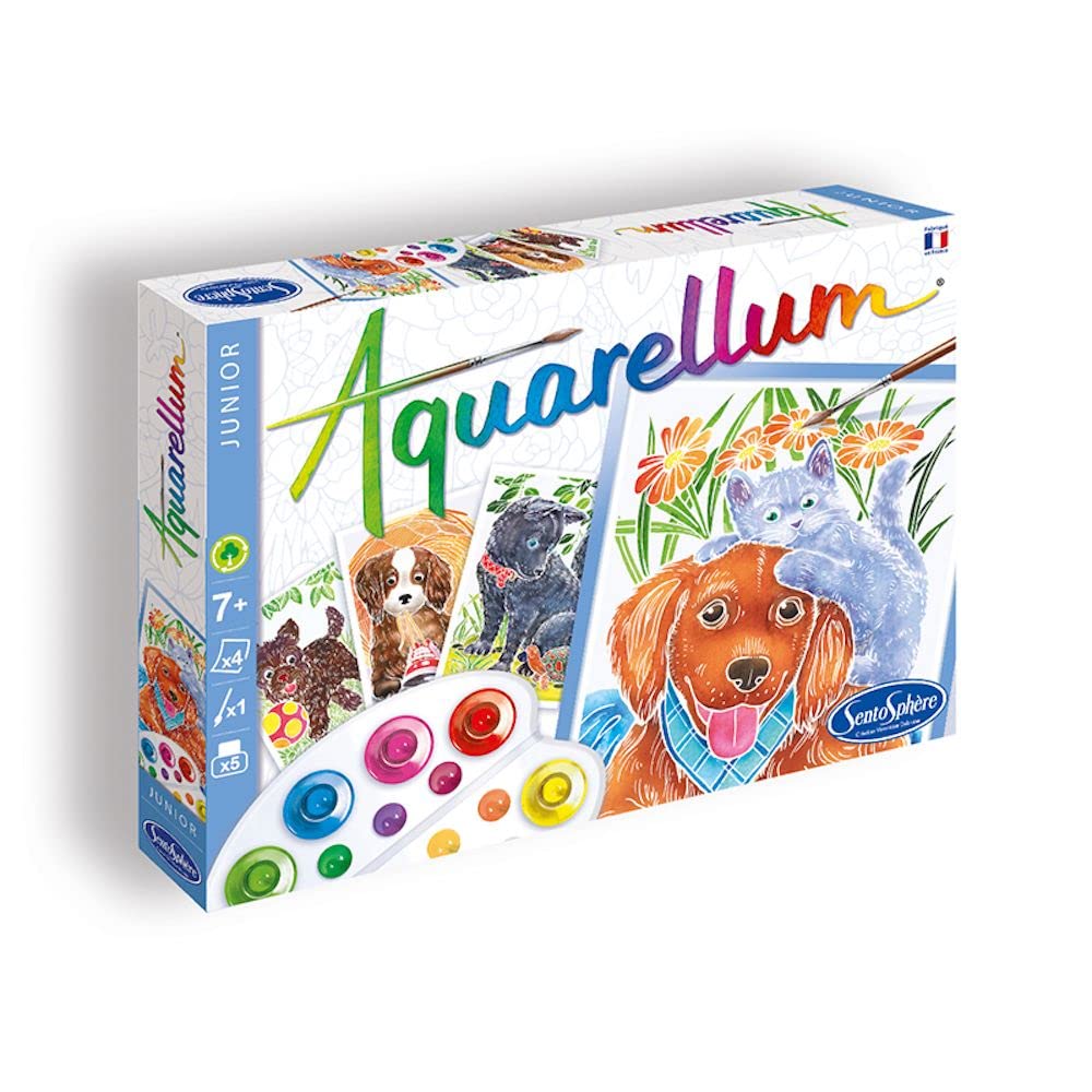 Sentosphre Aquarellum Junior Puppies Watercolor Painting Kit