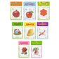 Early Learning Flash Cards Set: Abc, Numbers, Fruits, Flowers, Hindi & More (200) Cards