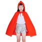 Dxhycc Hooded Cloak Cape Unisex Halloween Cloak For Halloween Christmas Role Play Cosplay Costume, Red