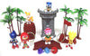 Sonic 18 Piece Play Set Featuring Random Sonic Figures And Accessories - May Include Super Sonic, Amy Rose, Miles, Tails Prower,