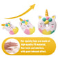 Anboor 13 Inches Squishies Jumbo Unicorn Donut Kawaii Soft Slow Rising Scented Giant Doughnut Squishies Stress Relief Kid Toys (White)