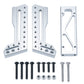 Rclioln Aluminum Front And Rear Damper Shock Mount For Axial Wraith 90018 1/10 Rc Truck Car (Rear)