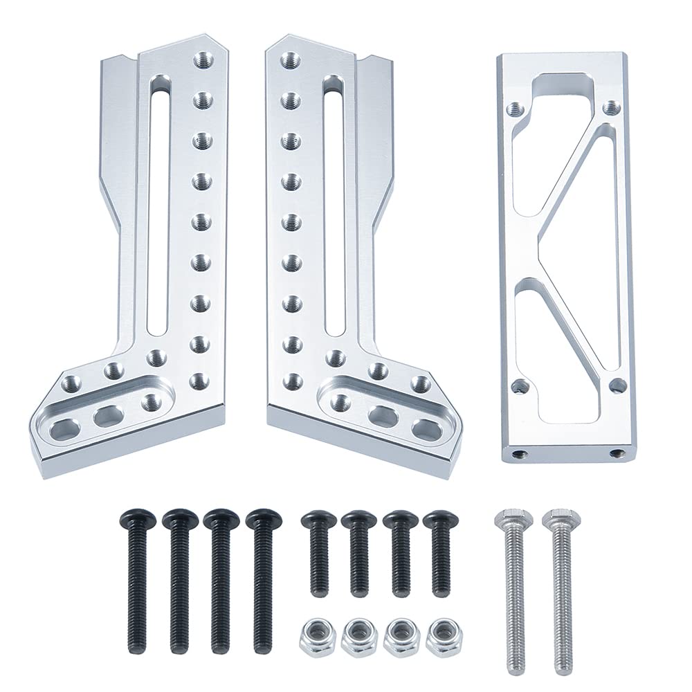 Rclioln Aluminum Front And Rear Damper Shock Mount For Axial Wraith 90018 1/10 Rc Truck Car (Rear)