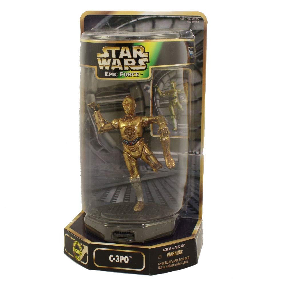 STAR WARS C-3PO 360 Degree Rotating Figure - Plastic Collectible Model 076281697642