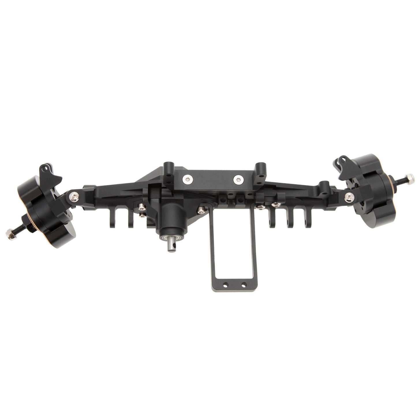 MEUS RACING Capra 1.9 Portal Axles Kit - Isokinetic CVDs, Ackerman Steering, Aluminum Alloy, Standard-Black, Model: MEUS-UTB19