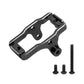 GTHELE Aluminum Servo Mount Bracket for Traxxas TRX4M Upgrade Parts 1/18 RC Crawler Car (Black)