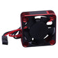 AllinRC RC Motor Fan 30mm RC Motor Heatsink ESC Cooling Fan for 1/8 1/10 1/12 RC Car 540 550 Brushless Motor (Black-Red)