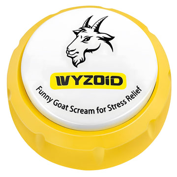 Wyzoid Screaming Goat, Screaming Desk Toy Talking Button,Make Funny Screaming Goat - Provide Interesting Gifts For Friends And C