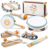 Toddlers Musical Instruments-Baby Montessori Wooden Musical Toys For Toddlers 1-3 Year Old,Kids Percussion Instruments Toy For 1