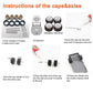 1/64 Wheels Front Small Rear Big For Muscle Cars Or Sports Cars,4 Sets/Pack,Fan Shaped Spokes,Abs Wheels With Rubber Tire Rivet