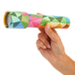 Blue Panda 3 Pack Prism Kaleidoscopes For Kids 8 Inches - Birthday Party Favors, Vintage-Style Educational Retro Toys (Geometric Pattern)