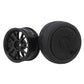 Bqlzr Y Shape Wheel Rim&Tires Replacement For Hsp 1:10 On-Road Rc Flat Racing Car 20106 Pack Of 4