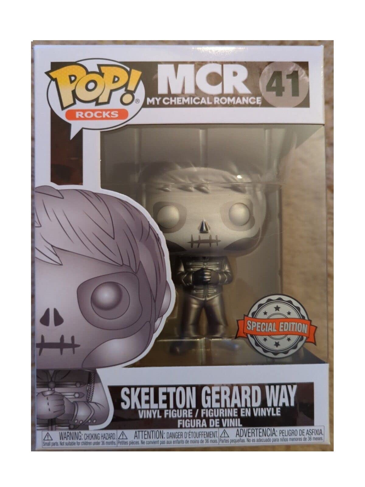 Funko Pop! MCR Platinum Gerard Skeleton Way
