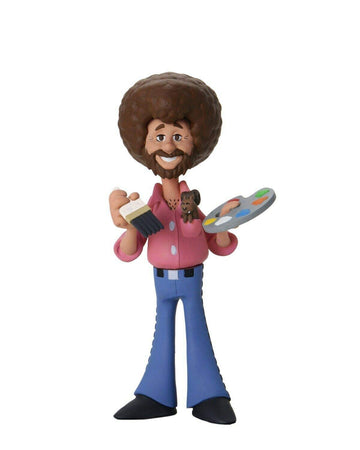 Bob Ross – 6” Scale Action Figure – Toony Classics Bob Ross With Peapod - Neca