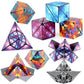 Sawkirp Darshraj Pack of 1 Piece 72 Transformation Galaxy Pattern Infinity Cube, Triangle Puzzle Set, Geometric Origami Fidget T