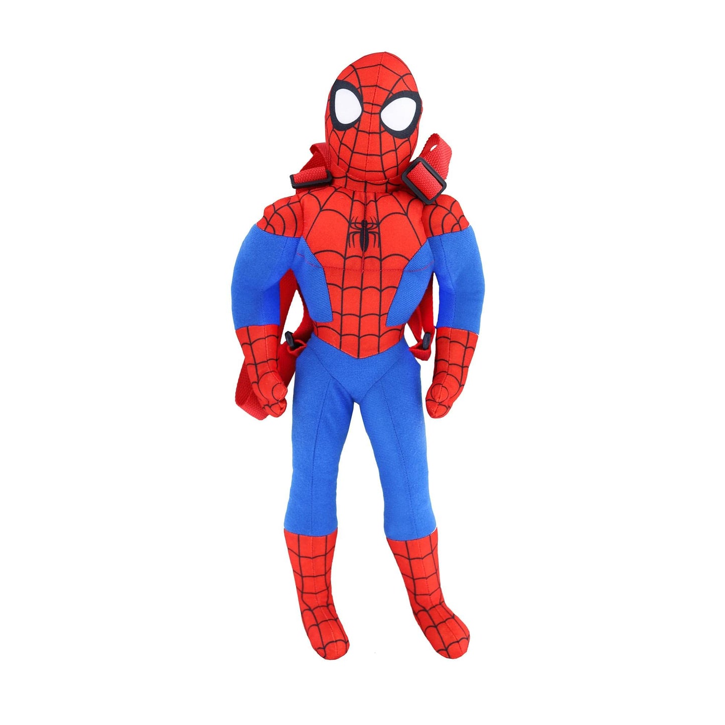 Fast Forward Spiderman Plush Backpack - 20.5 Inch Red Mini Backpack with Zippered Compartment and Adjustable Straps for Kids