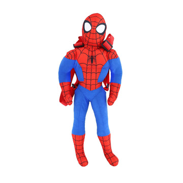 Fast Forward Spiderman Plush Backpack - 20.5 Inch Red Mini Backpack with Zippered Compartment and Adjustable Straps for Kids
