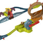 Thomas & Friends Toy Train Set Loop & Launch Maintenance Yard With Thomas Motorized Engine & Carly The Crane For Preschool Kids