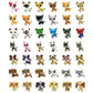 Cat Pack Dog Collie Great Dane Dachshund Cocker Spaniel Mini Pet Toys Sets Animal Figures Collection 5Pcs Random Styles