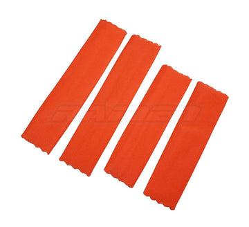 Damper Shock Sleeves Dirt Dust Resist Guard Cover for Traxxas 1/10 Slash Rustler 4wd Stampede Hoss 4x4 4wd Version 4pcs - Orange