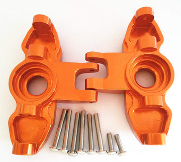 EPTNNASO 2PCS CNC Aluminum Axle Carriers Front C-Hubs for UDR Traxxass Unlimited Desert Racer 8552 Orange