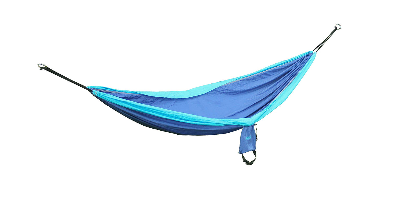 Tex Sport Rambler Double Hammock, Navy Blue/Brilliant Blue