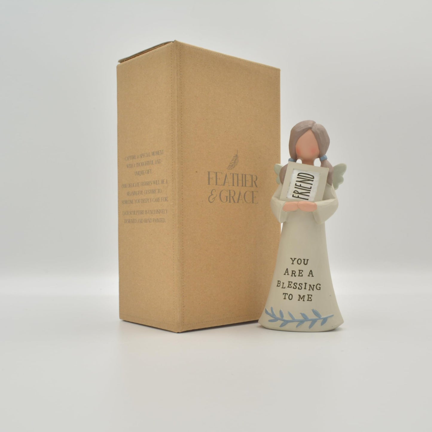 Blossom Bucket Feather & Grace With Frame Friend Figurine 13352