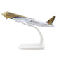 Toytle Gulf Air Airbus A320 16 Cm Size Diecast Alloy Metal Aircraft Aeroplane Model