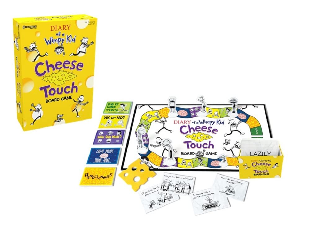 Pressman Diary of a Wimpy Kid Cheese Touch Game - Multi Color, One Size, Cardboard, Model 919418