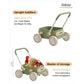 PULA Baby Push Walker - Green Toddler Wagon for 6-12 Months, First Learner Toys, Ideal Birthday Gift for 1 Year Old, Indoor & Outdoor Use