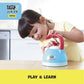 Red Toolbox Tasty Junior Kettle Set With Realistic Lights & Sounds For Imaginative Tea Time Fun