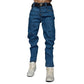 Panchitalk 1/6 Scale Soldier Pants Classic Jeans & Belt Model For 12'' Male Action Figure Body (Blue)