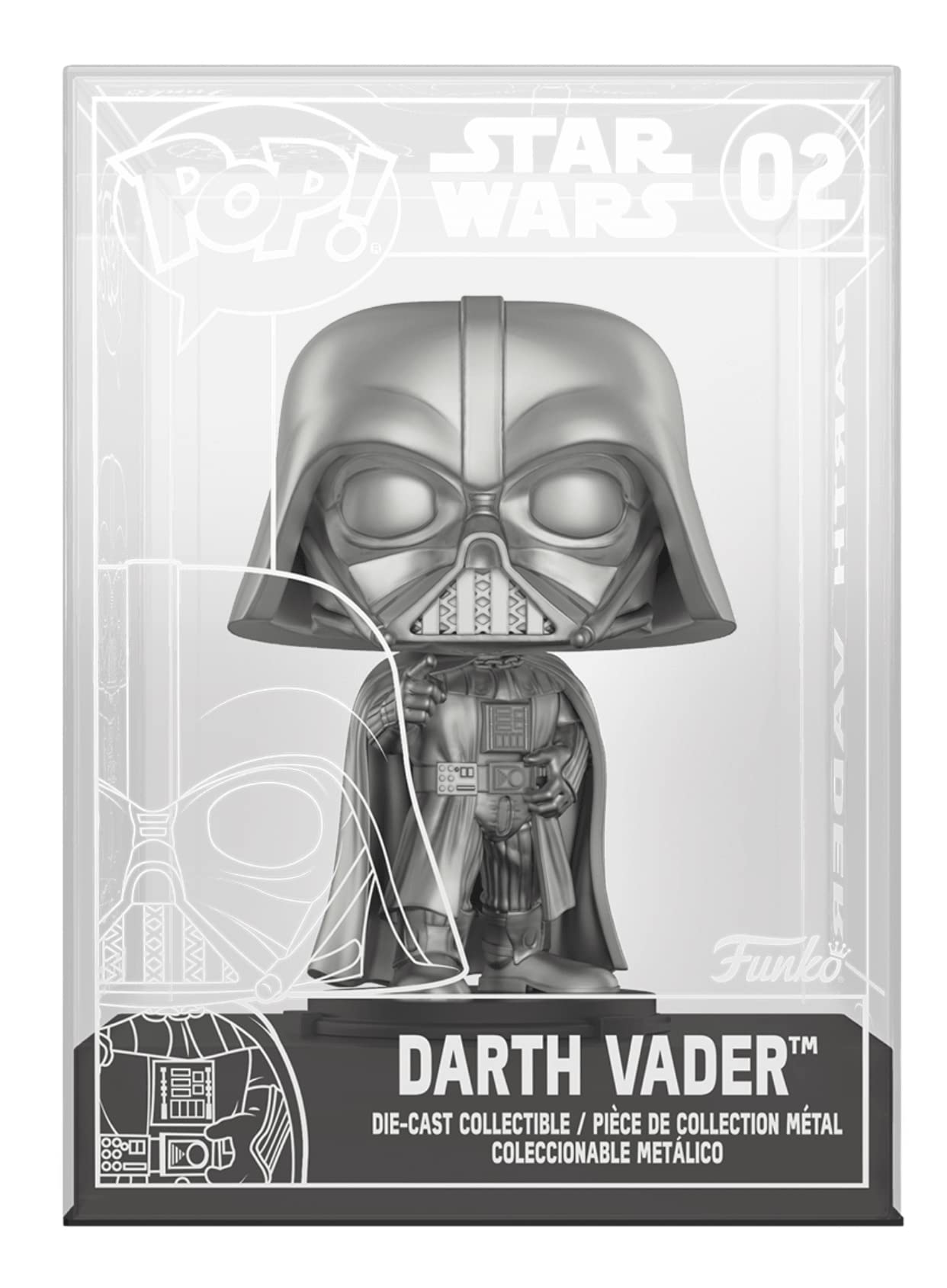 Funko Pop! Die-Cast Star Wars Darth Vader Funko Shop limited availability Figure #02