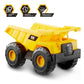CAT Construction Toys, CAT Dump Truck Toy Construction Vehicle - 10'' Plastic Action Vehicle with Articulated Buckets for Indoor