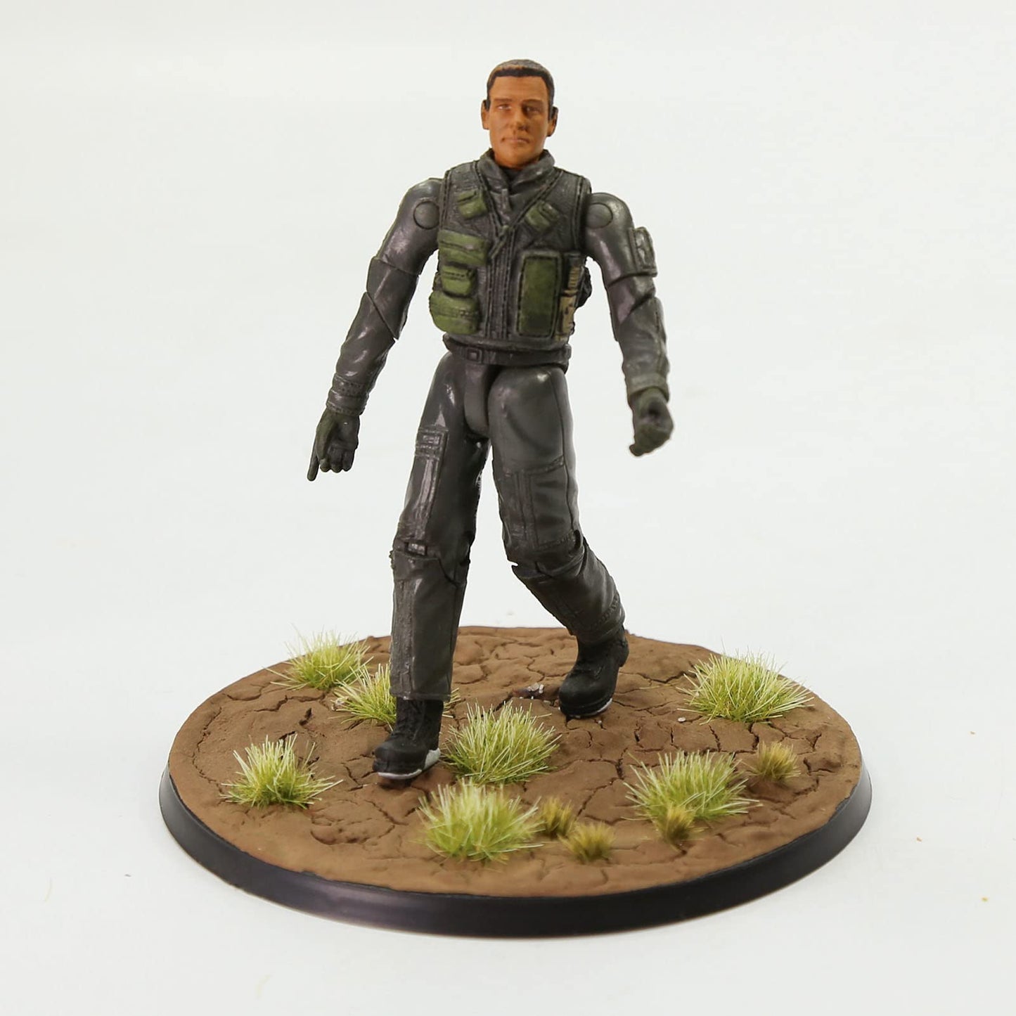 Evemodel 15Pcs 100Mm Round Bases For Wargames Table Top Military Simulation Scene Abs Plastic