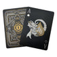 Acelion Waterproof Playing Cards, Plastic Playing Cards, Deck Of Cards, Gift Poker Cards (Black Dragon)