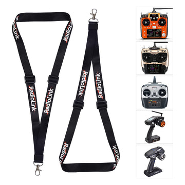 Eighteenup Radiolink 2 Pcs Adjustable Strap Lanyard for Universal RC Transmitter Neck Sling Belt Hook Mount Lanyard for DJI FPV 