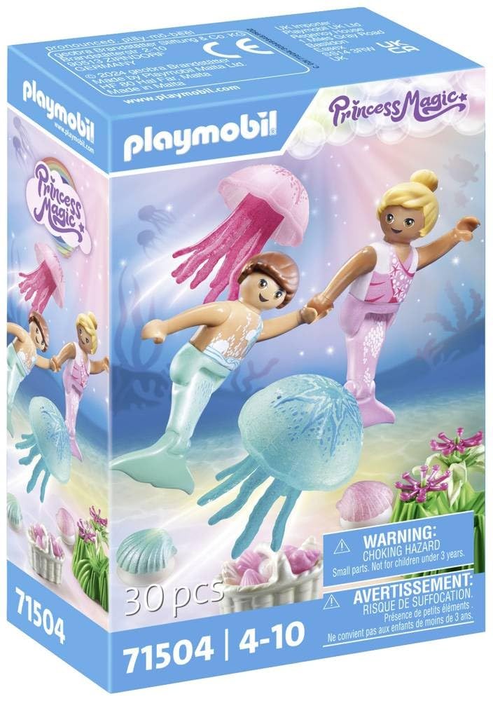 Playmobil Mermaid Children With Jellyfish