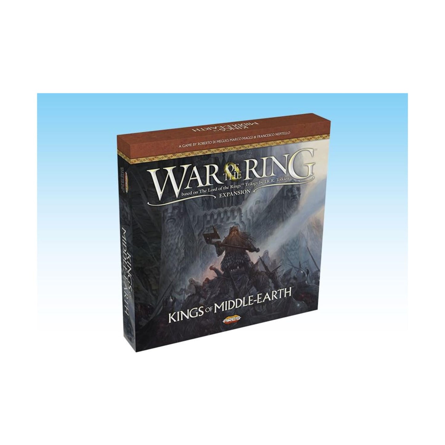 Ares Games War of The Ring - Kings of Middle-Earth Board Game, Multicolor, 27x27x4.5 cm, Model AREWOTR015, Paper Material