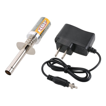 Goolsky HSP Nitro Starter Kit Glow Plug Igniter with Battery Charger for HSP RedCat Nitro Powered 1/8 1/10 RC Car