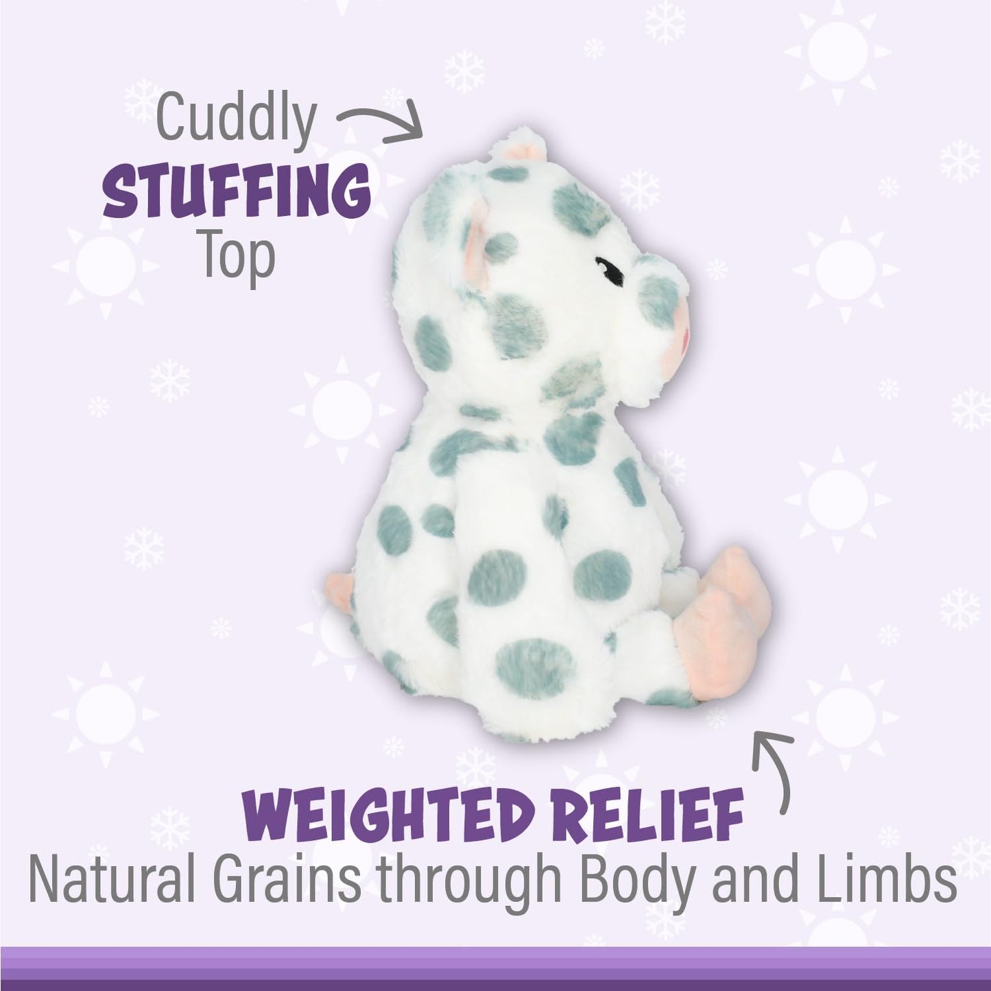 1I4 Group Warm Pals - Pig - Lavender Scented, Cute Warmable Plush Toy For All Ages - Stuffed Animal That Can Be Heated Or Cooled For Comfort At Playtime Or Bedtime
